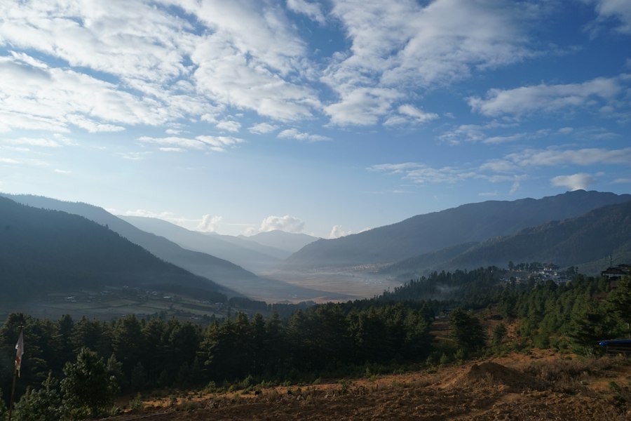 Phobjikha Valley in Bhutan